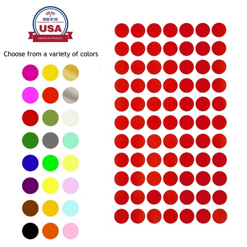 Round dot removable stickers - dot,